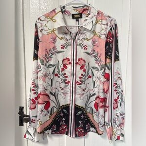 Alexia Admor Button down Floral Blouse size 18